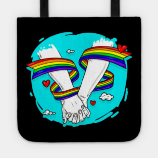 holding hands Tote