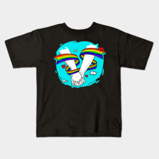 holding hands Kids T-Shirt