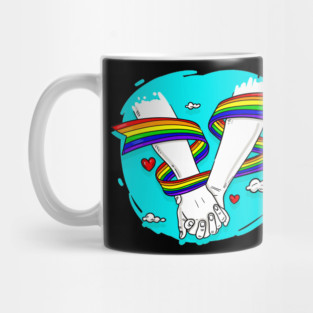 holding hands Mug