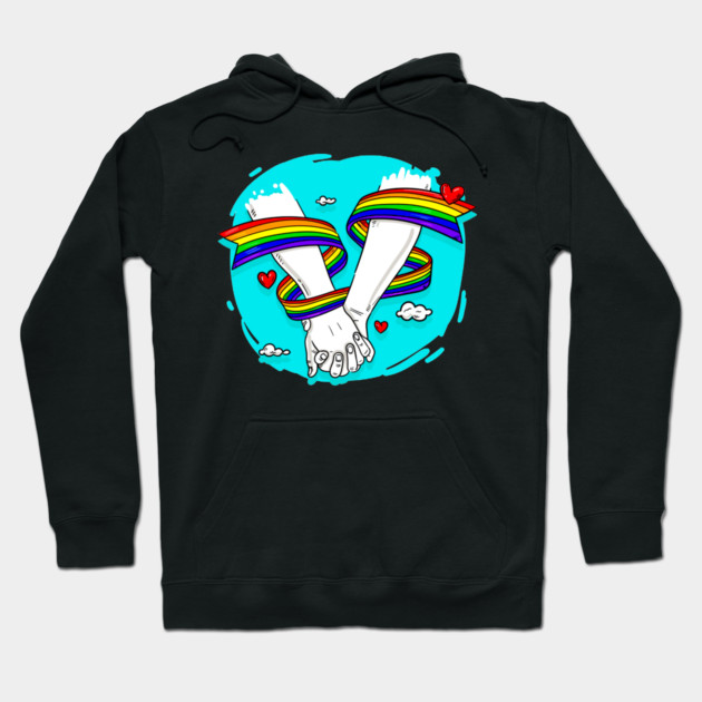 holding hands Hoodie by James Bates