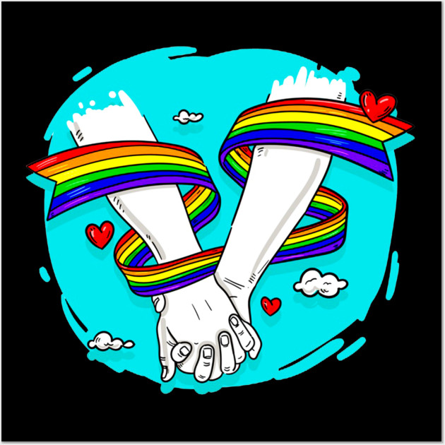 holding hands Wall Art by James Bates