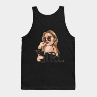 glasses girl Tank Top