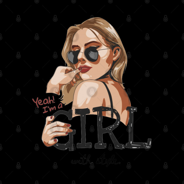 glasses girl by James Bates