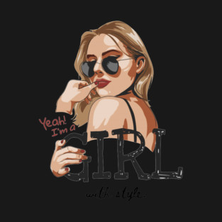 glasses girl T-Shirt