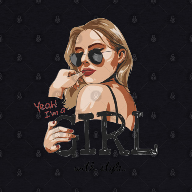 glasses girl by James Bates