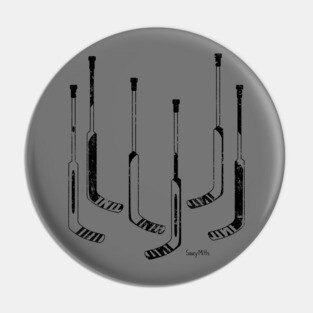 Hockey Goalie Sticks Pin