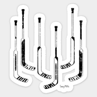 Hockey Goalie Sticks Sticker