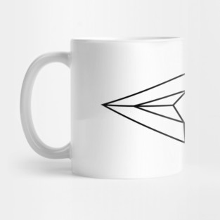 Paper Airplane Mug