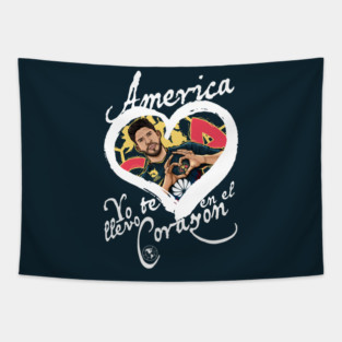 America, yo te llevo en el corazon Tapestry