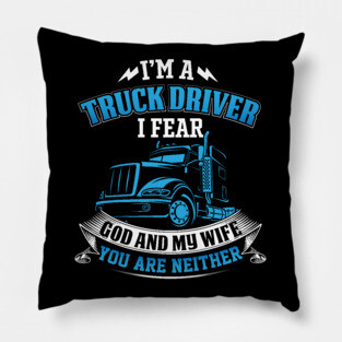 Truck Driver Pillow