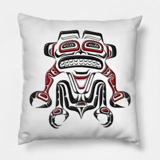 Tribal Sasquatch Pillow