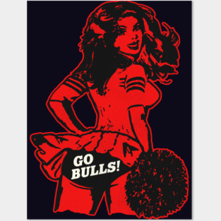 Chicago Basketball Cheerleader Posters and Art