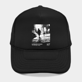 Leonard Cohen / Minimalist Graphic Design Fan Artwork Hat
