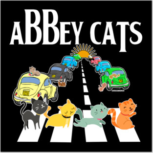 Abbey cats Posters and Art