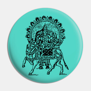 Supreme Being Shiva Indian God Pin