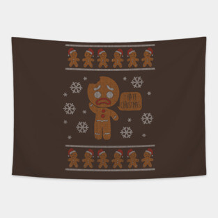 I hate christmas (ugly sweater) Tapestry