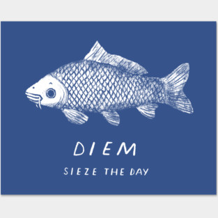carp diem Posters and Art