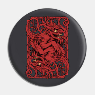 Devil Card Pin