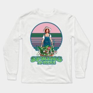 Spring is here and coming- I love to Spring Garden Long Sleeve T-Shirt