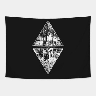The Upside Down (Black Shirt) Tapestry