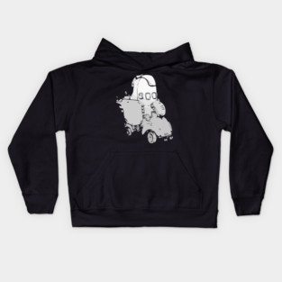 robot doodle monster 01 Kids Hoodie