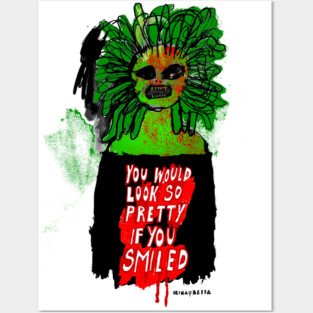 Smile Medusa Smile COLOR Posters and Art