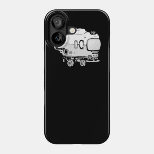 robot doodle monster 04 Phone Case