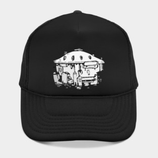 robot doodle monster 02 Hat