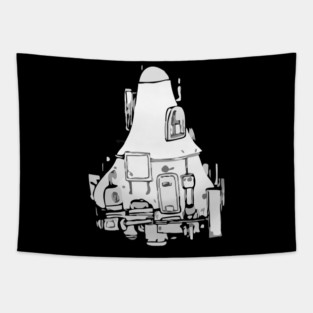 robot doodle monster 05 Tapestry