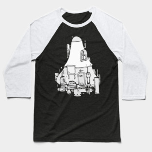 robot doodle monster 05 Baseball T-Shirt