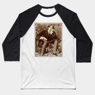 Oscar Wilde - Poet Novelist Playwright Baseball T-Shirt