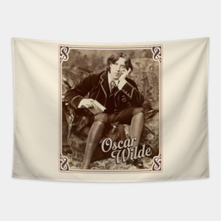 Oscar Wilde - Poet Novelist Playwright Tapestry