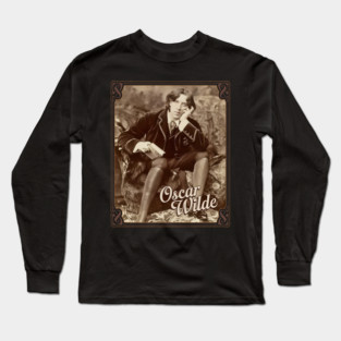 Oscar Wilde - Poet Novelist Playwright Long Sleeve T-Shirt