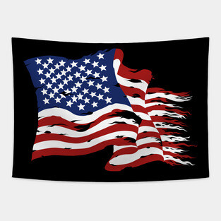 American Flag Tapestry