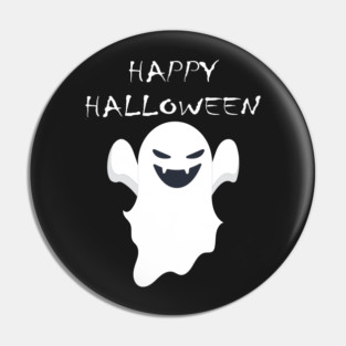 Happy Halloween Vampire Ghost Pin