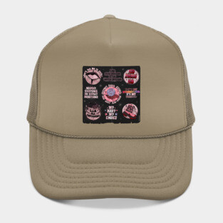 Retro Dark Feminist Poster Hat