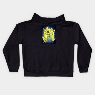 Super Saiyan Kermit Kids Hoodie