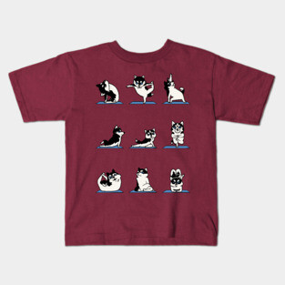Husky Yoga Kids T-Shirt