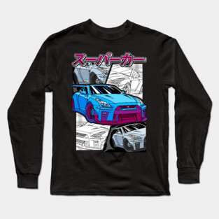 JDM GT-R Nippon Street Racing Car Long Sleeve T-Shirt