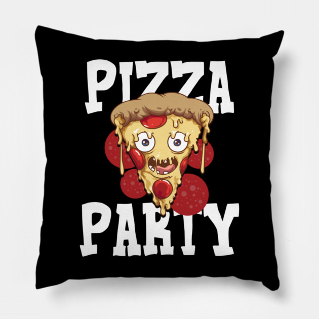 Pizza Party Pillow by belownormal