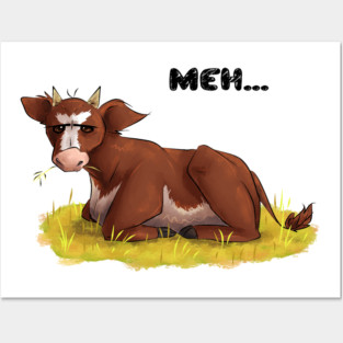 Cow Posters and Art