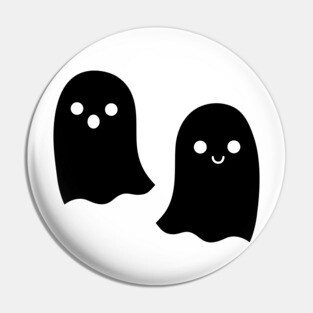 Spooky Scary Ghosts Pin