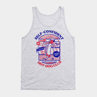 Self-Confident Hot-Dog Club Tank Top