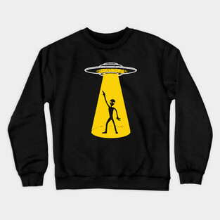 UFO Alien dancing Crewneck Sweatshirt