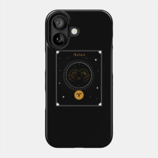 Aries Zodiac Sign Phone Case