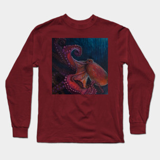 Giant Pacific Octopus Long Sleeve T-Shirt