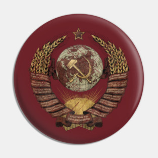 USSR Vintage Coat of Arms V02 Pin