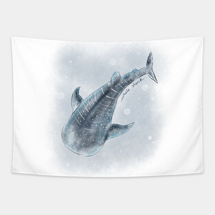 Whale Shark Tapestry