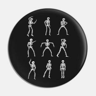 Skeleton Dancing Pin