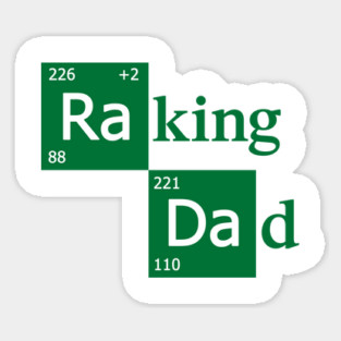 Raking Dad Magnet